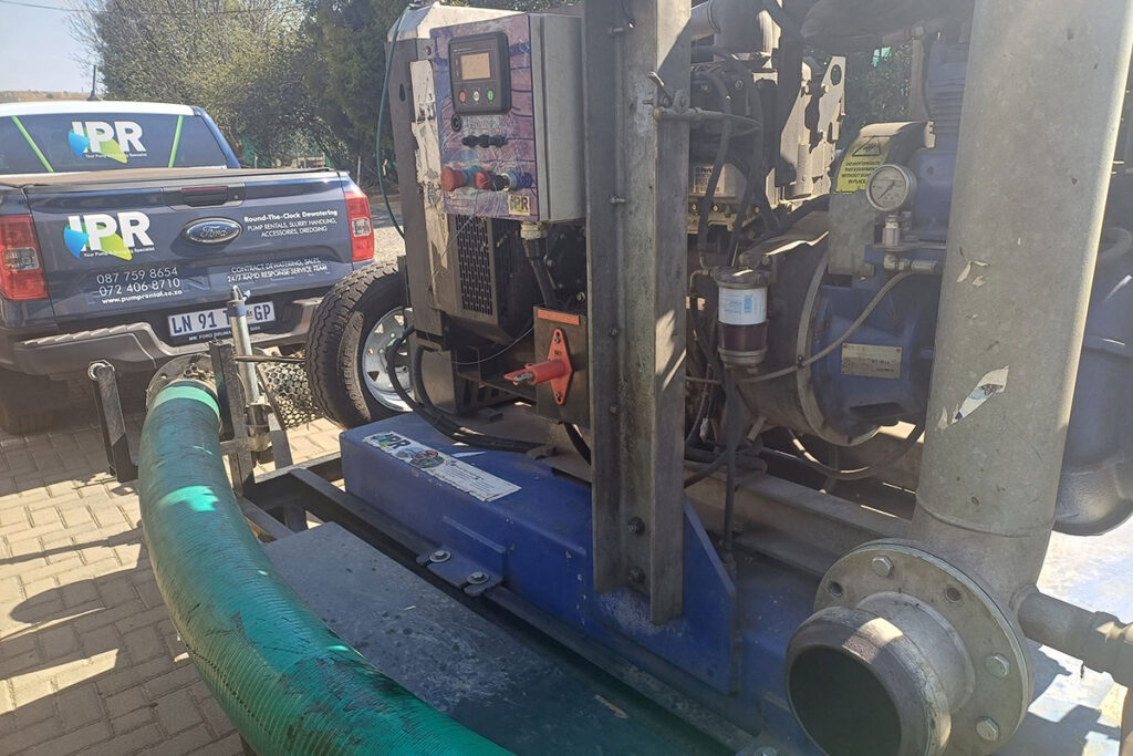 Rapid response in the case of a dewatering emergency is critical