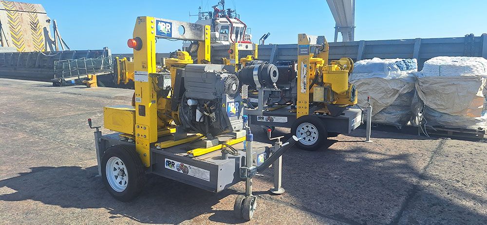 IPR has supplied two Atlas Copco R150DP dry prime pumps for a vessel supporting an offshore gas project.